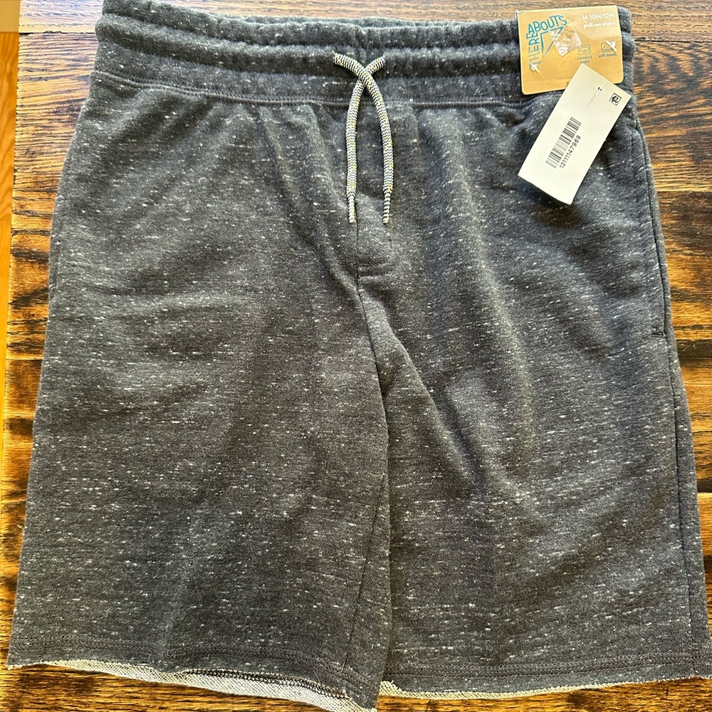 NWT Thereabouts Texture Pull-On Short, Big Boy Size M(10/12) H, Charcoal